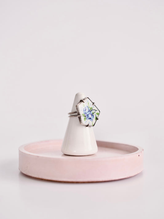 Blue Rose Ring