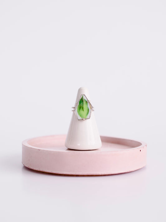 Green Leaf Ring 2