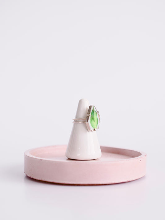 Green Leaf Ring 2