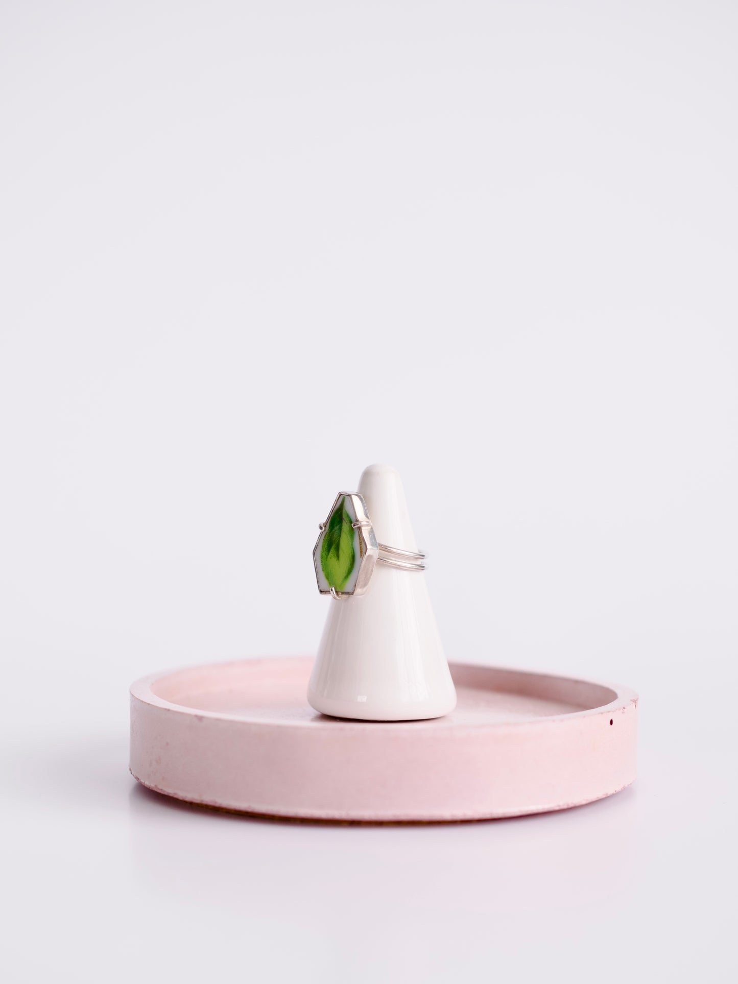 Green Leaf Ring 2