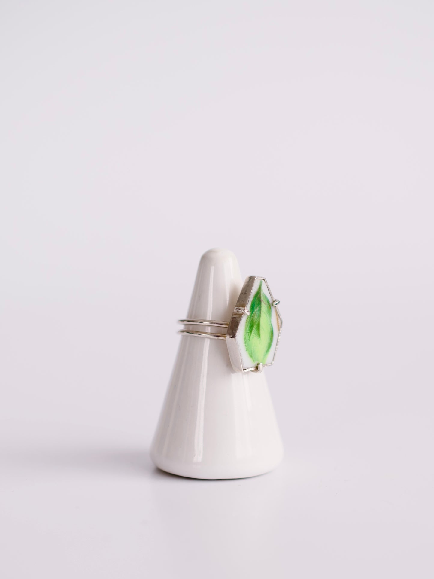 Green Leaf Ring 2