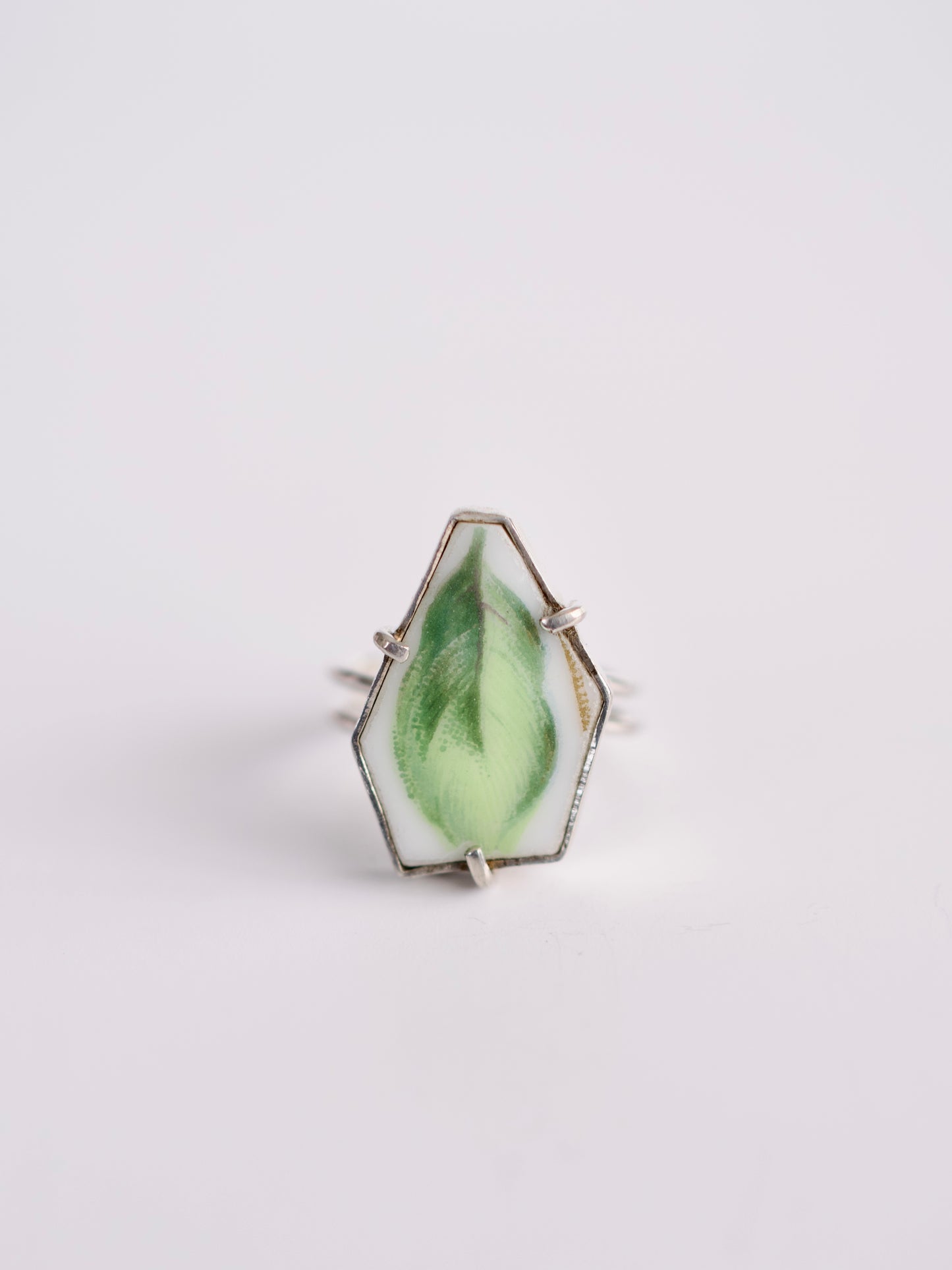 Green Leaf Ring 2