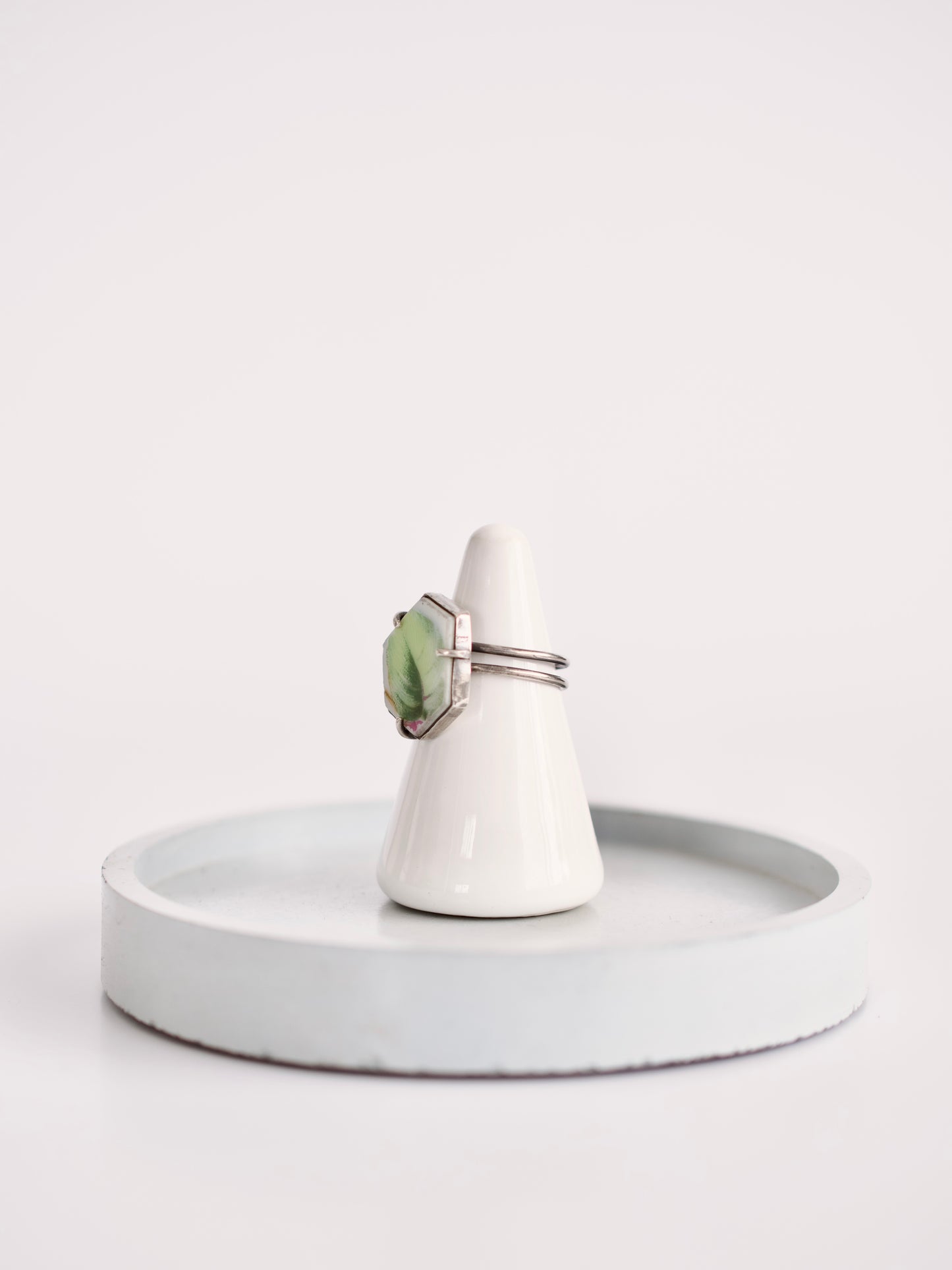 Green Leaf Ring