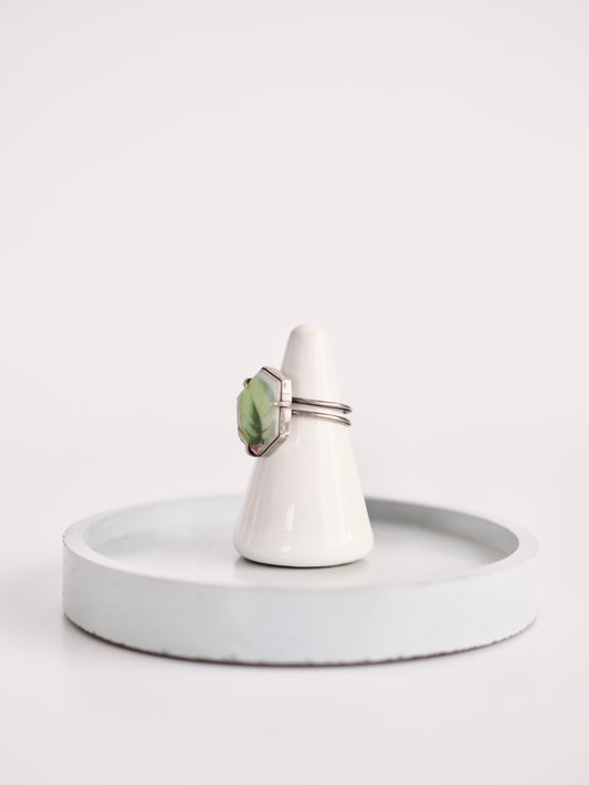 Green Leaf Ring