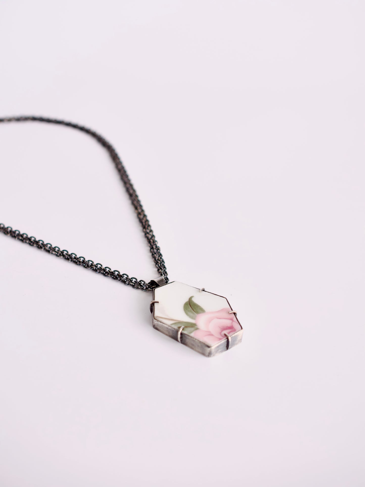Pink Rose Statement Necklace