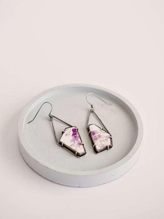 Purple Gladiolus Dangles