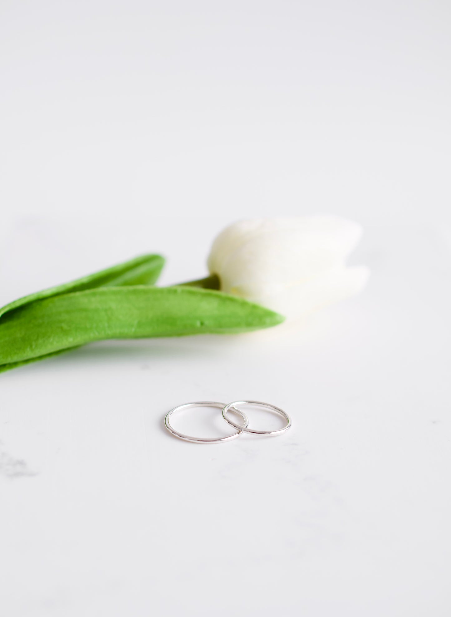 Simple Silver Stacking Ring