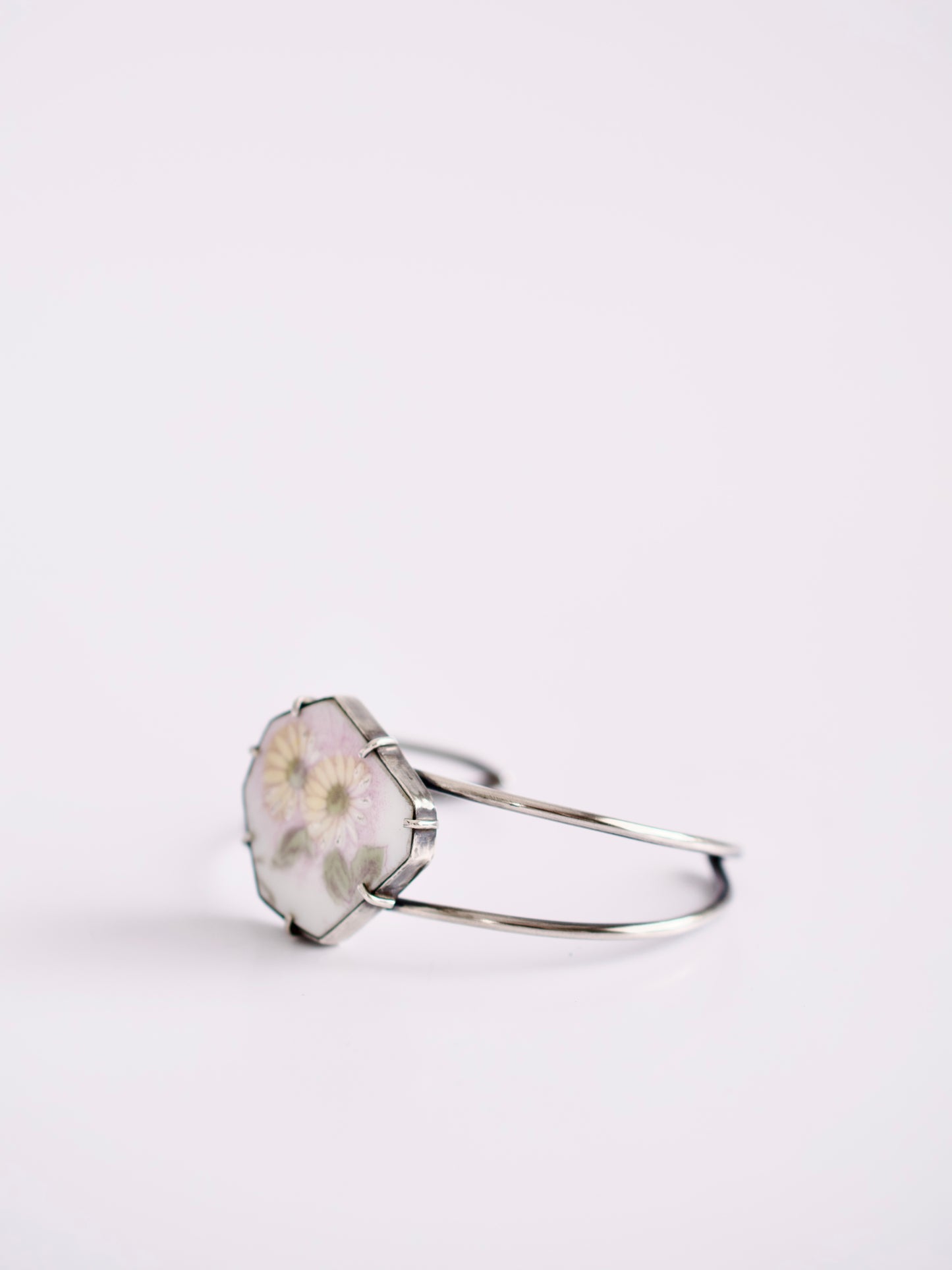 Yellow Daisy Cuff Bracelet