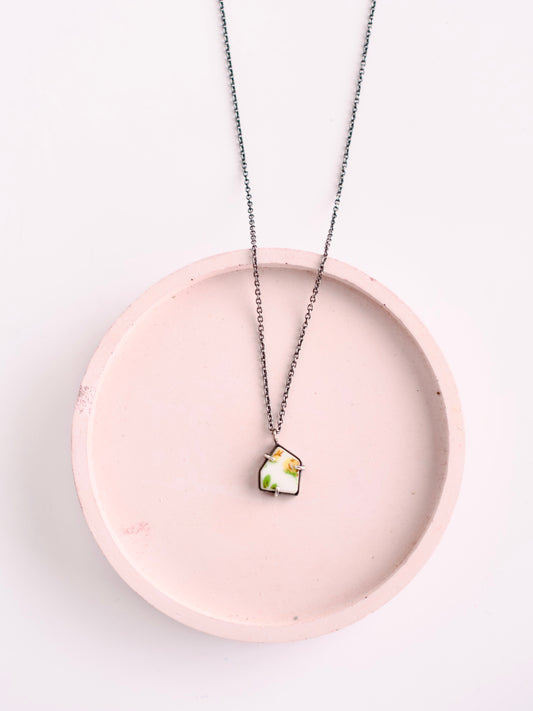 Yellow Rose Necklace