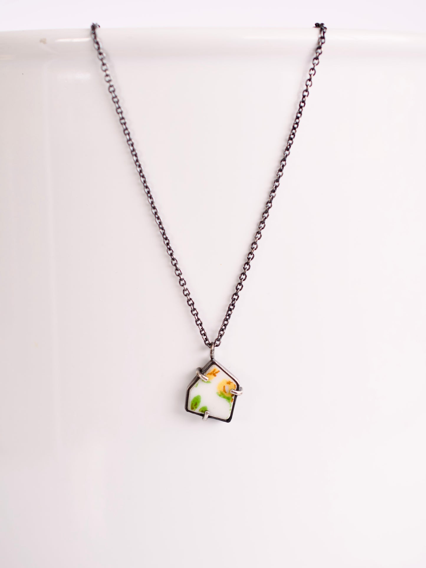 Yellow Rose Necklace