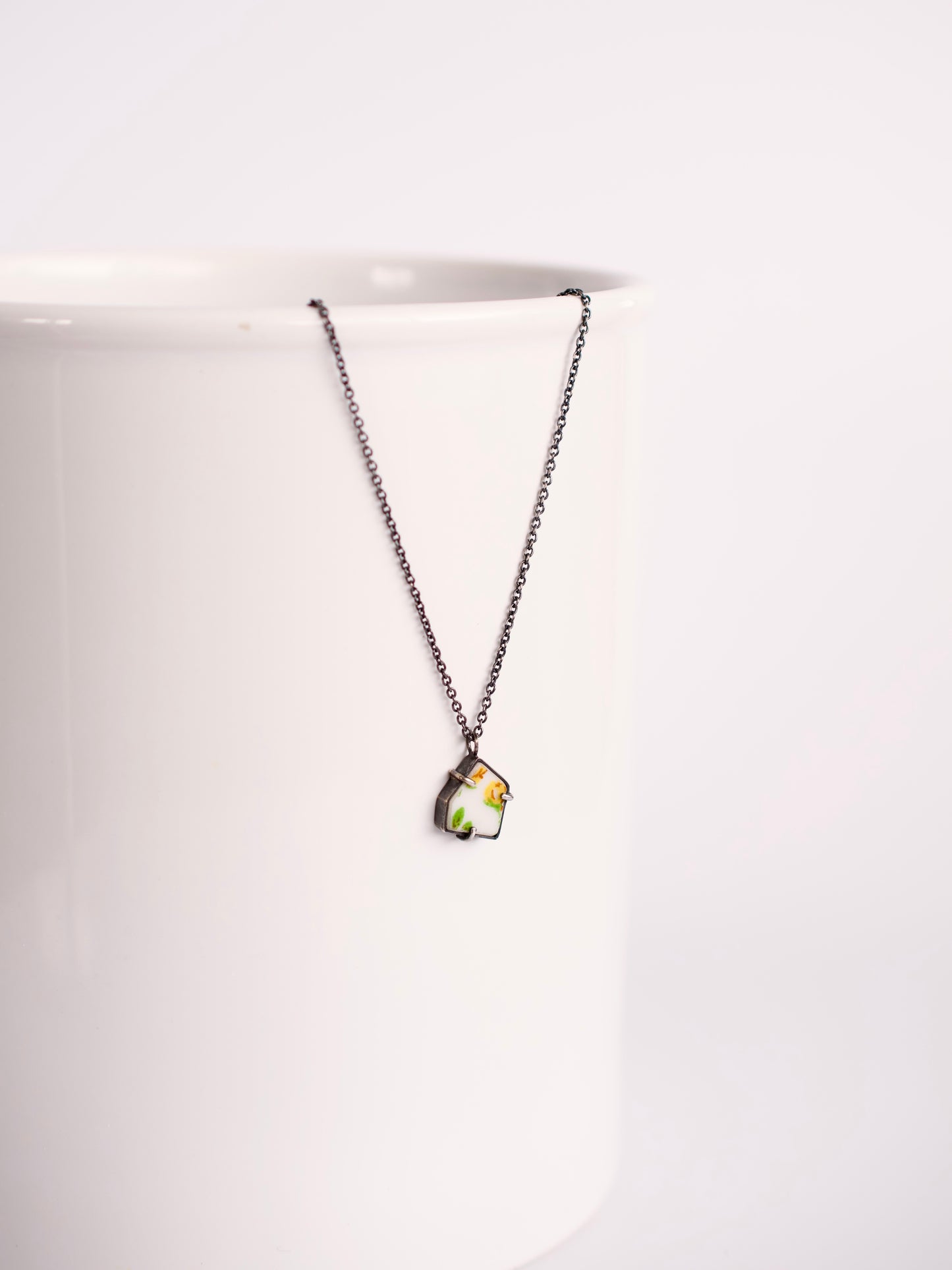 Yellow Rose Necklace