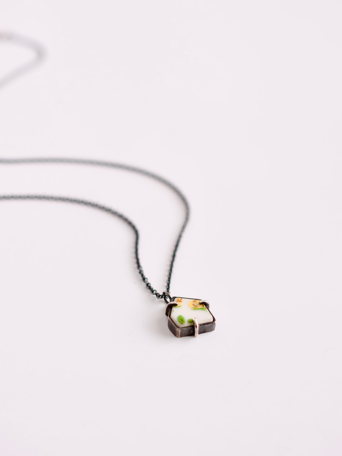 Yellow Rose Necklace