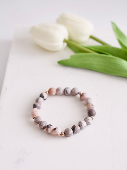 Dusty Rose Stacking Bracelet