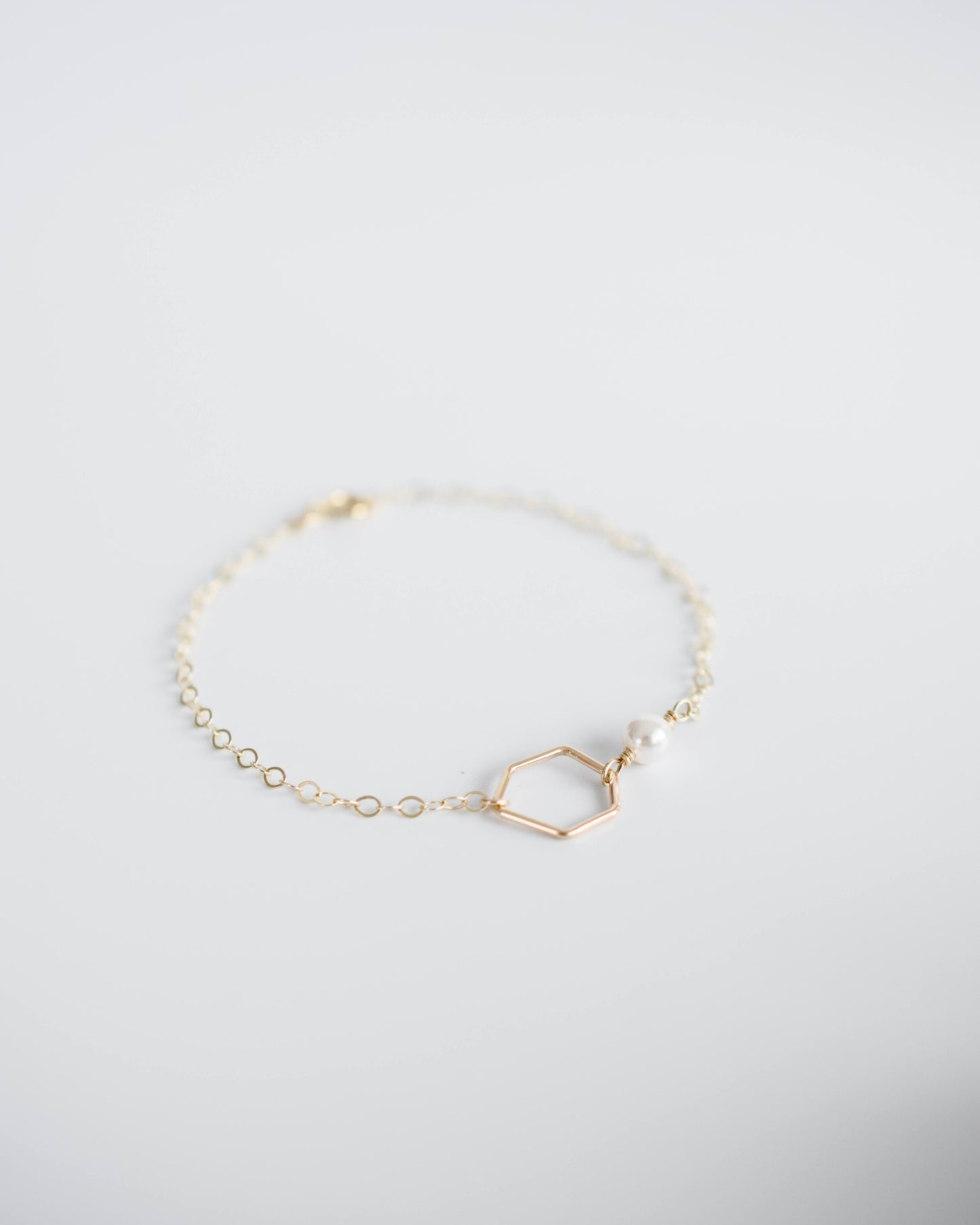 Gold Pearl Bracelet